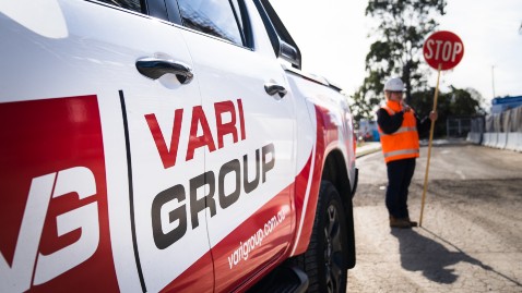 Construction company Vari Group vehicle